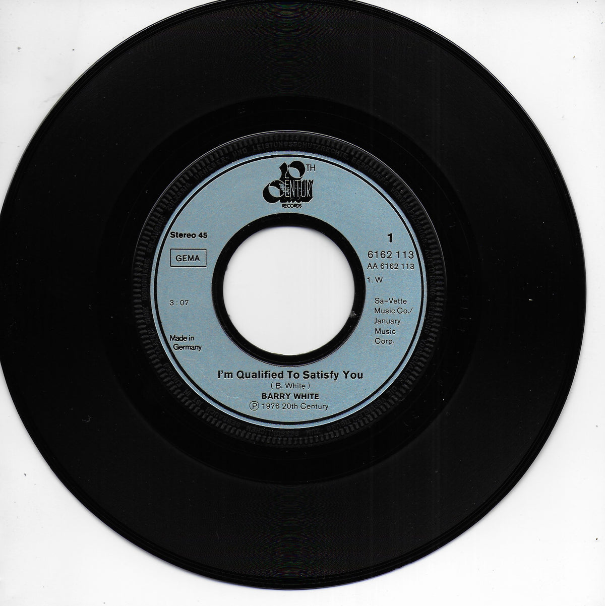 Barry White - I'm qualified to satisfy you (Duitse uitgave)