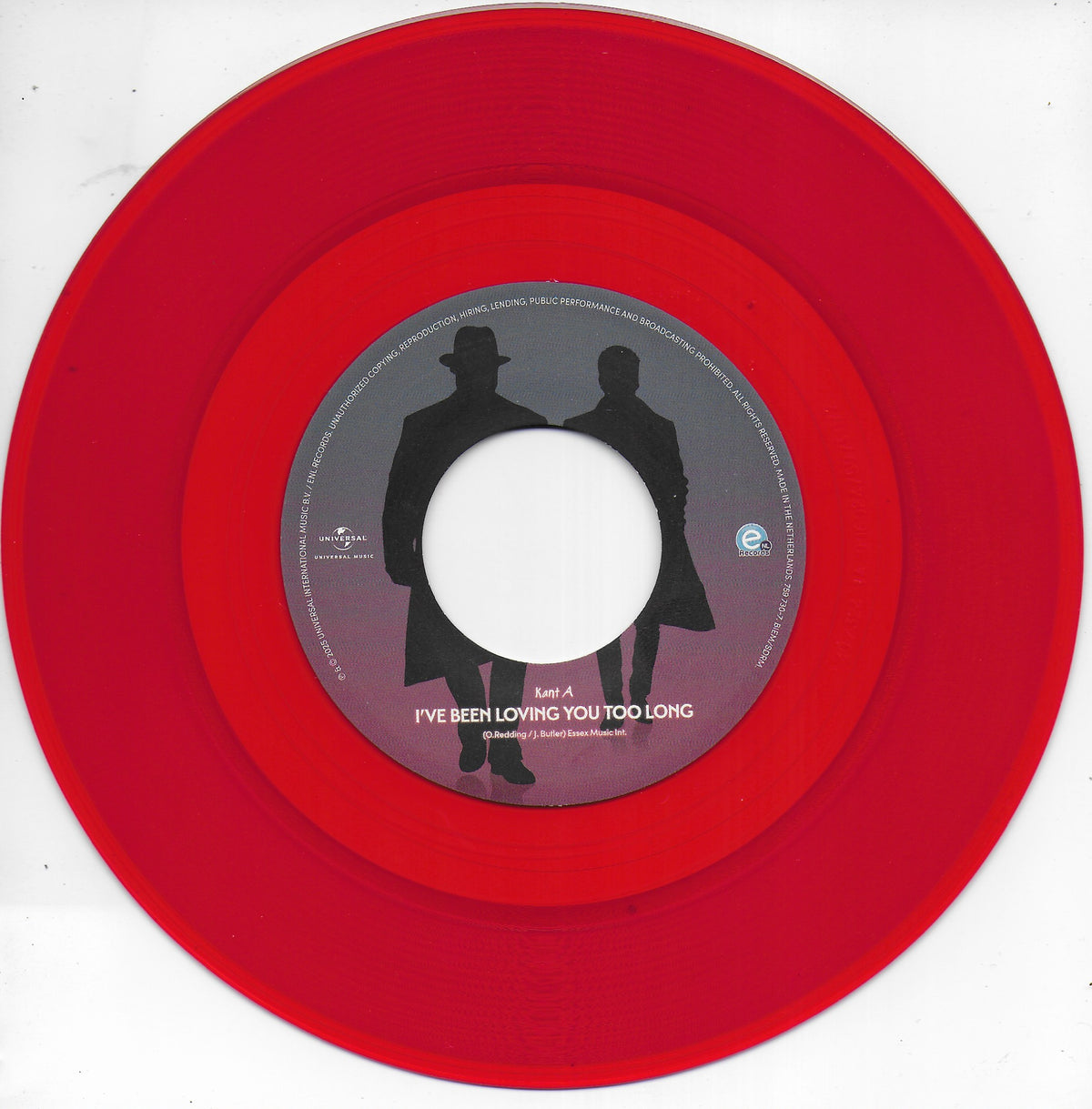 André Hazes + Gerard Joling - I've been loving you too long / Blijf bij mij (Dit zijn voor mij de allermooiste uren) (Transparent red vinyl)