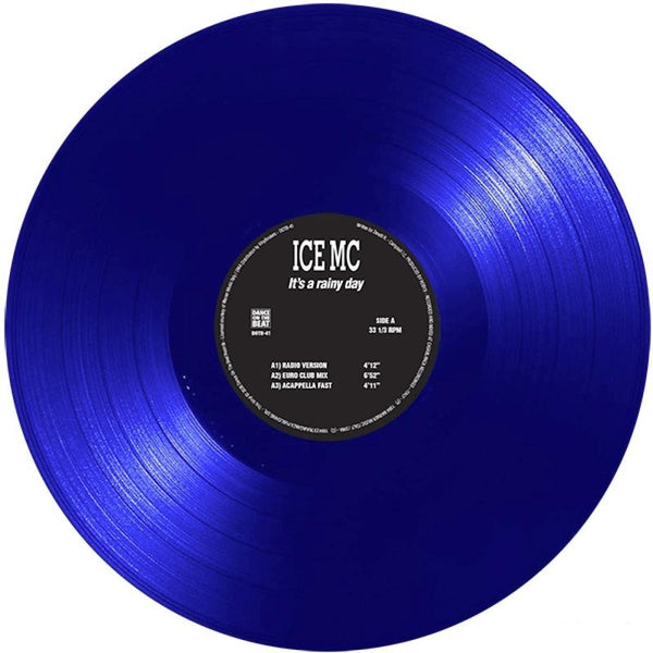 Ice MC - It's a rainy day (Blue vinyl) (12" Maxi Single)