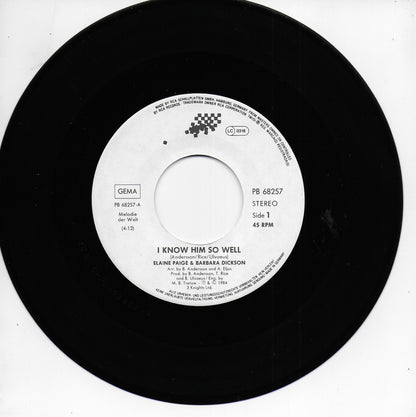 Elaine Paige and Barbara Dickson - I know him so well (Duitse uitgave)