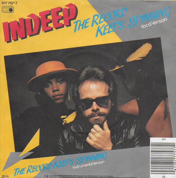 Indeep - The record keeps spinning (Duitse uitgave)