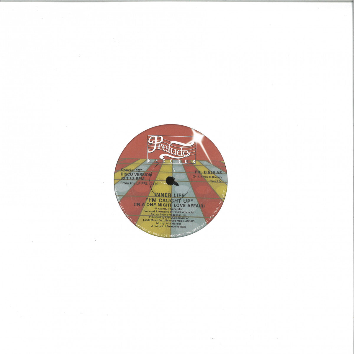 Inner Life - I'm caught up (in a one night love affair) (Clear red vinyl with swirl) (12" Maxi Single)