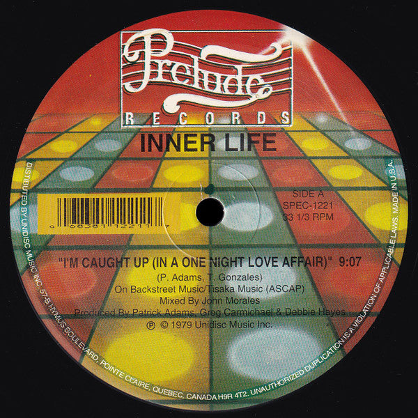 Inner Life - I'm caught up (in a one night love affair) (Clear red vinyl with swirl) (12" Maxi Single)