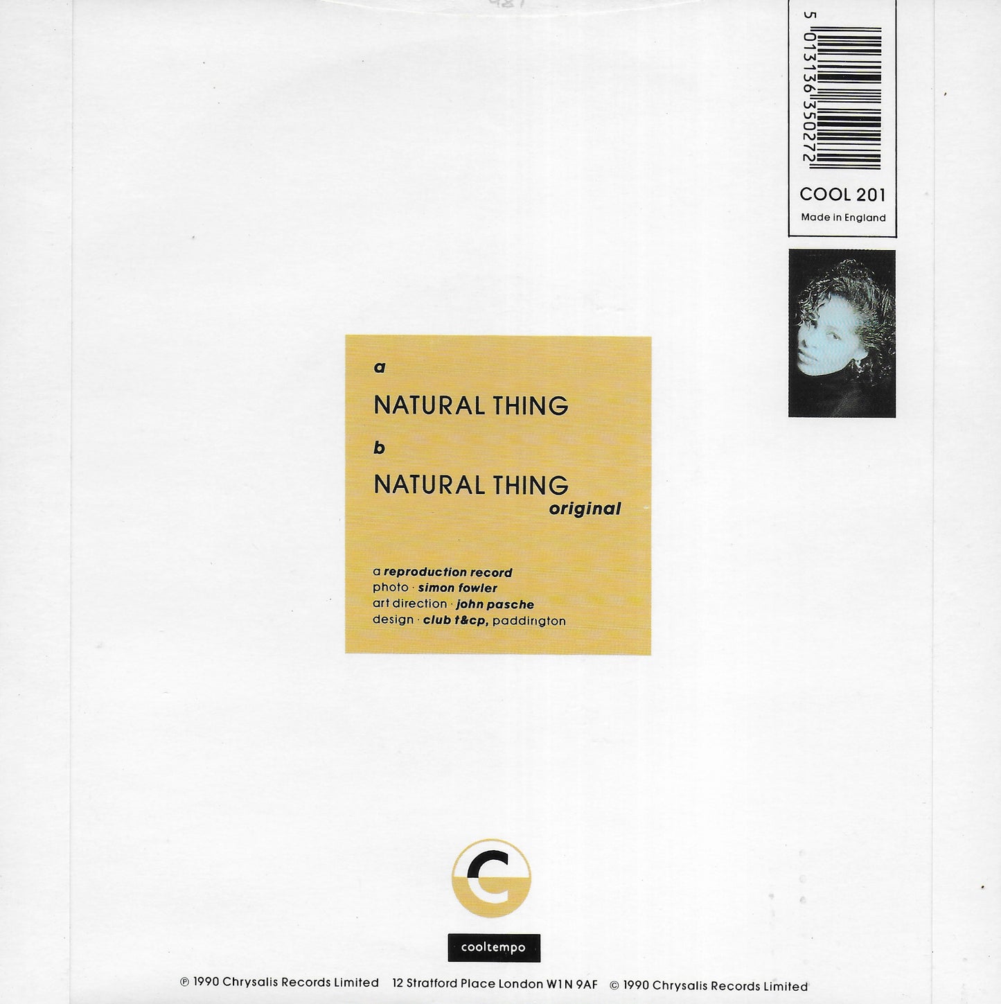 Innocence - Natural thing (Engelse uitgave)