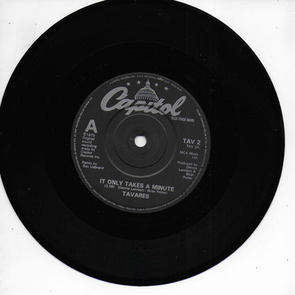 Tavares - It only takes a minute / More than a woman (Ben Liebrand remix) (Engelse uitgave)