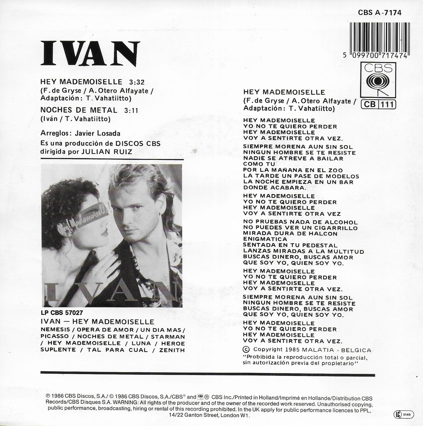Ivan - Hey Mademoiselle!