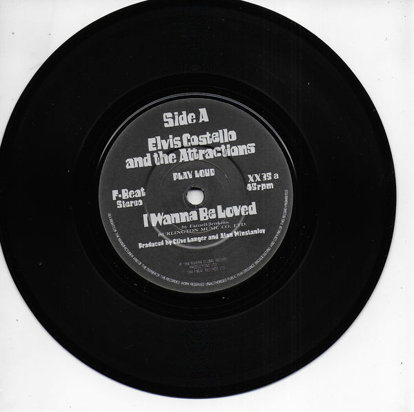 Elvis Costello and the Attractions - I wanna be loved (Engelse uitgave)