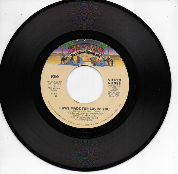 Kiss - I was made for lovin' you (Amerikaanse uitgave)