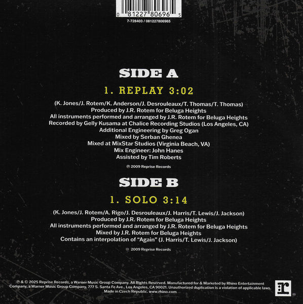 Iyaz - Replay / Solo (Limited lemonade vinyl)