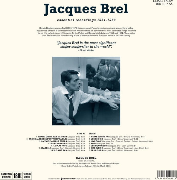 Jacques Brel - Essential Recordings 1954-1962 (LP)