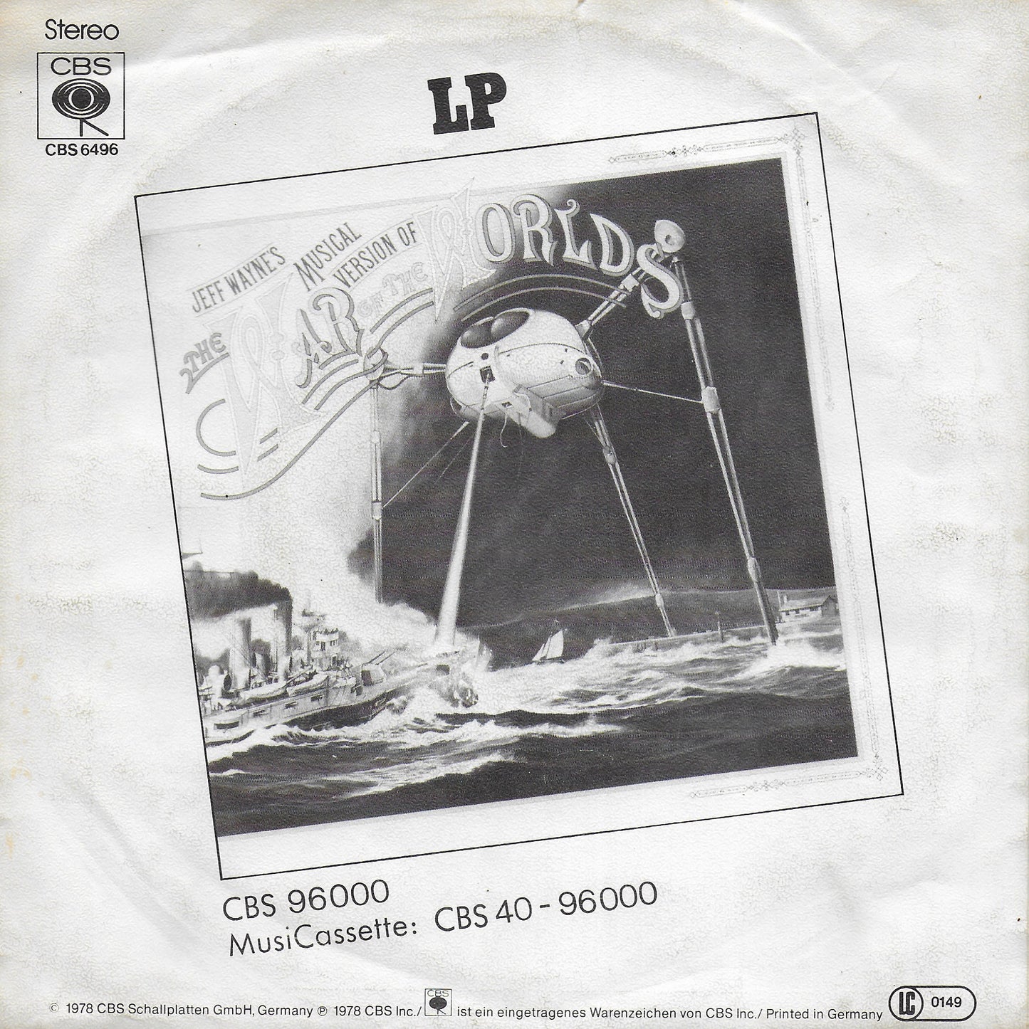 Jeff Wayne - The eve of the war (Duitse uitgave)
