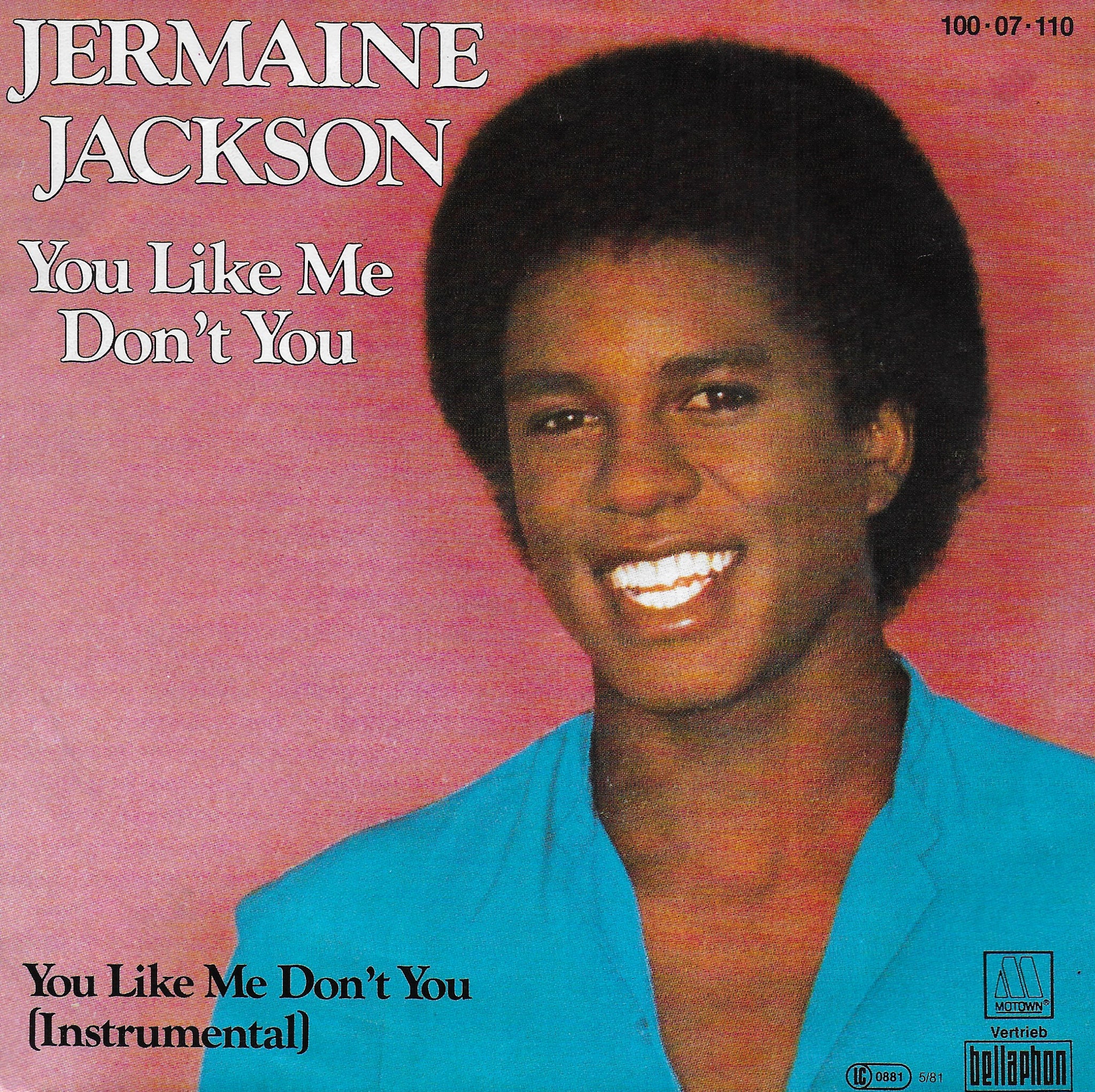 Jermaine Jackson - You like me don't you (Duitse uitgave)