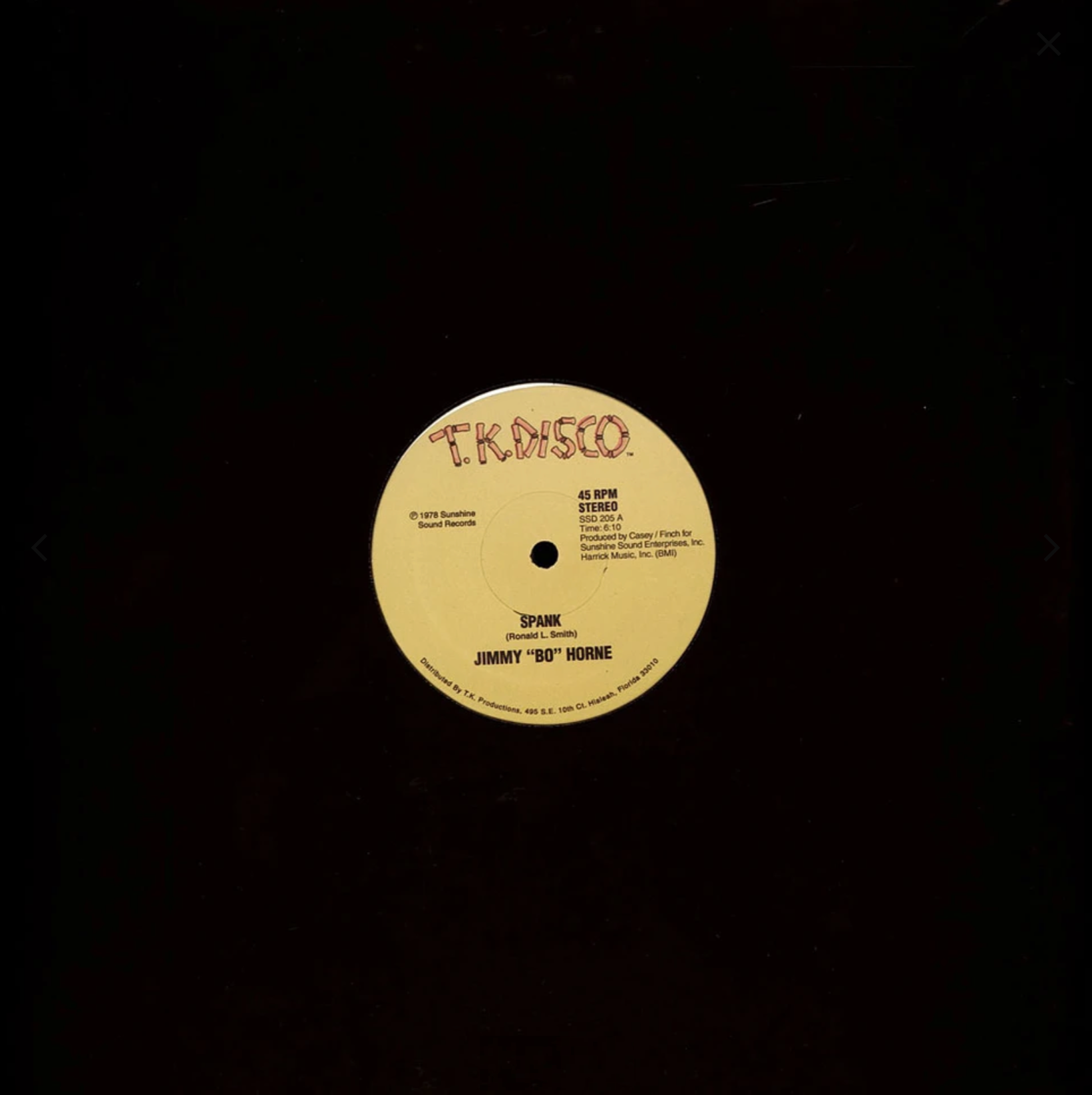Jimmy "Bo" Horne - Spank / Is it in (12" Maxi Single)
