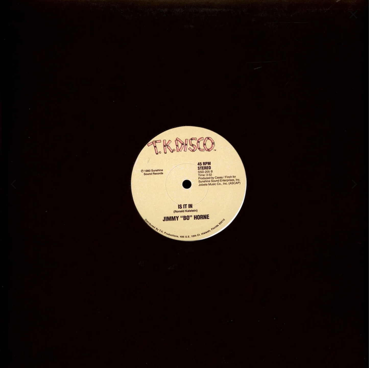 Jimmy "Bo" Horne - Spank / Is it in (12" Maxi Single)