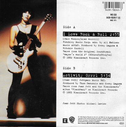 Joan Jett and the Blackhearts - I love rock 'n roll (Duitse uitgave)