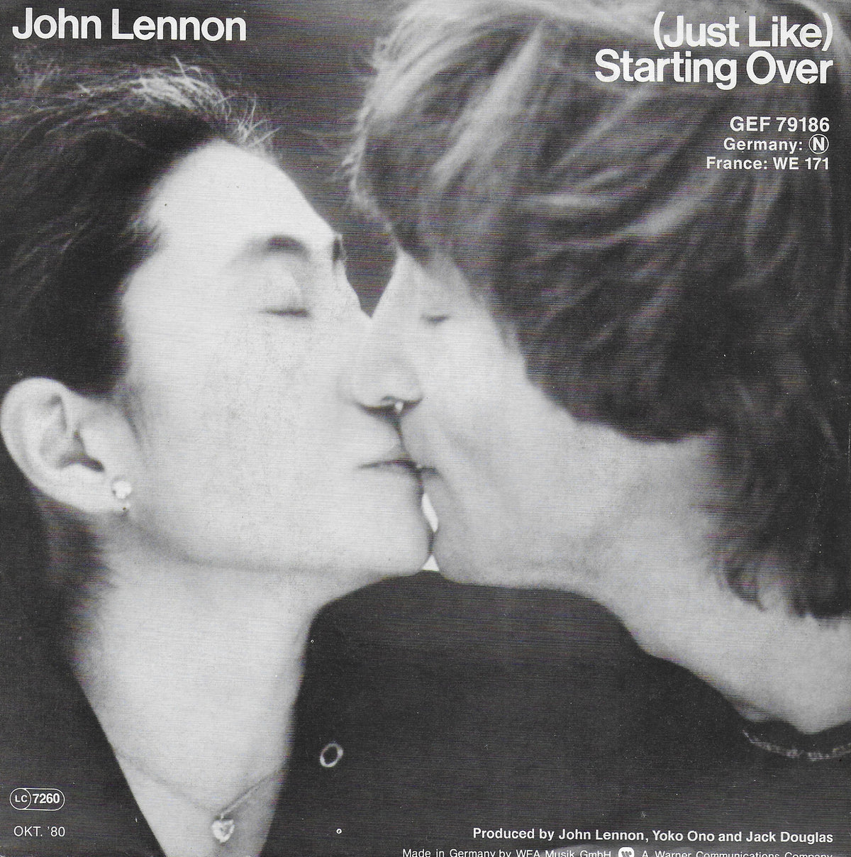 John Lennon - (just like) Starting over (Duitse uitgave)
