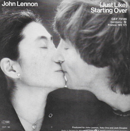 John Lennon - (just like) Starting over (Duitse uitgave)