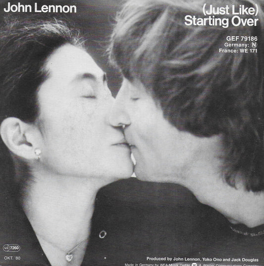 John Lennon - (just like) Starting over (Duitse uitgave)