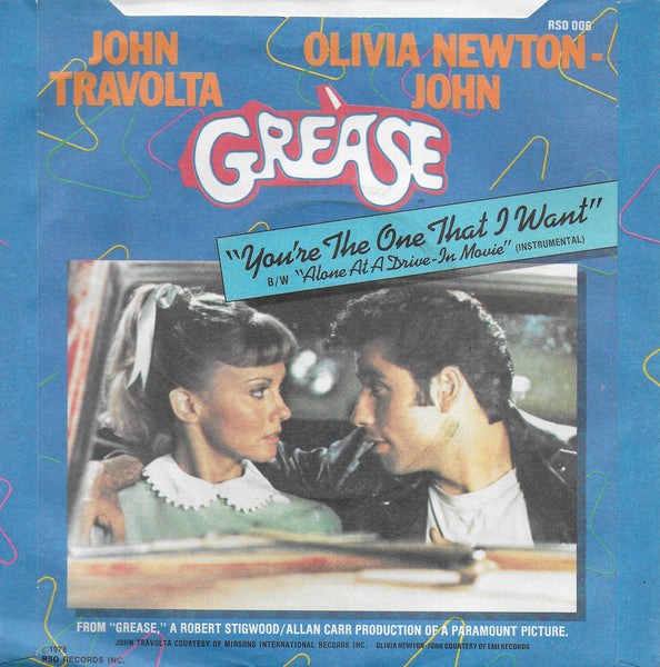 John Travolta & Olivia Newton John - You're the one that i want (Engelse uitgave)