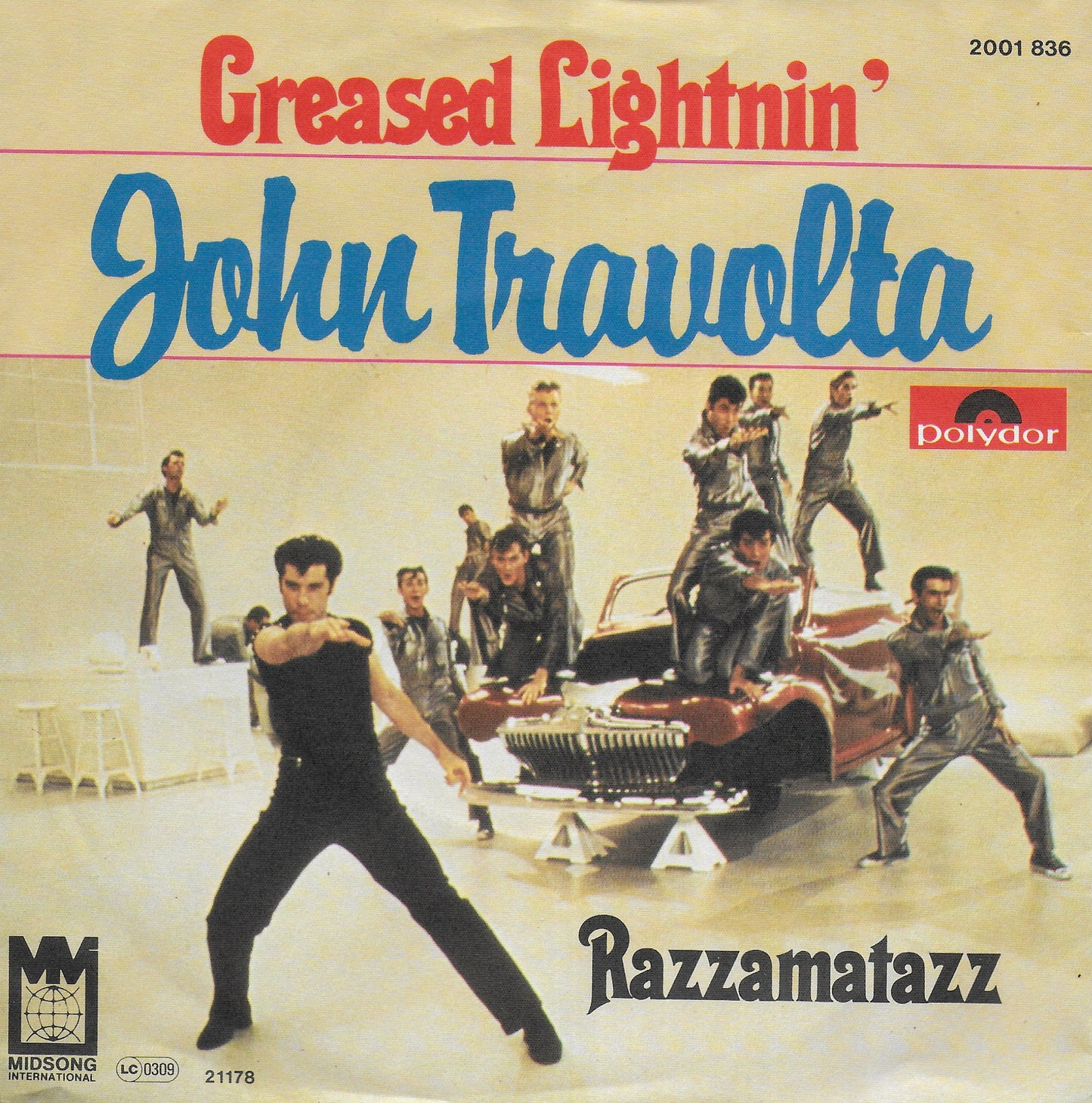 John Travolta - Greased lightnin' (Duitse uitgave)