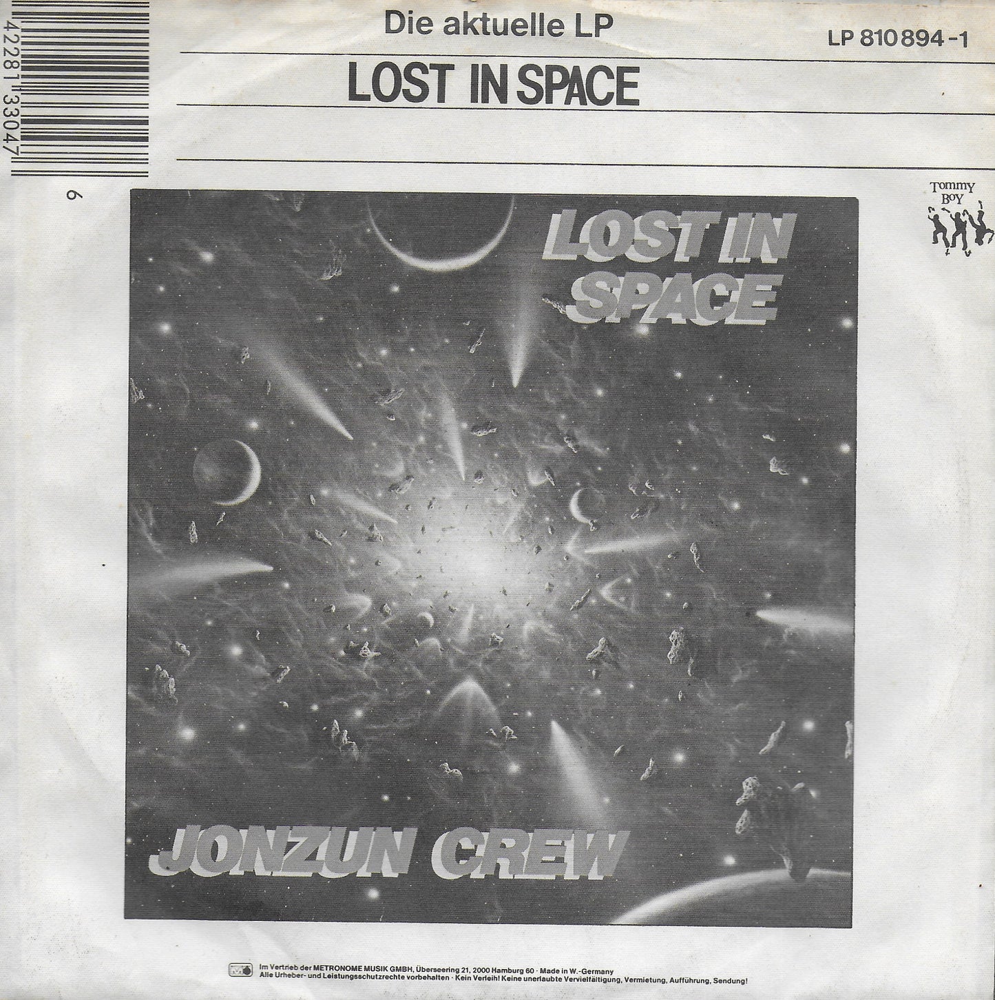 Jonzun Crew - Space cowboy (Duitse uitgave)