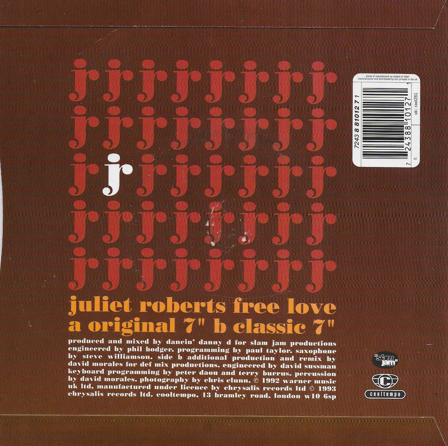 Juliet Roberts - Free love (Engelse uitgave)