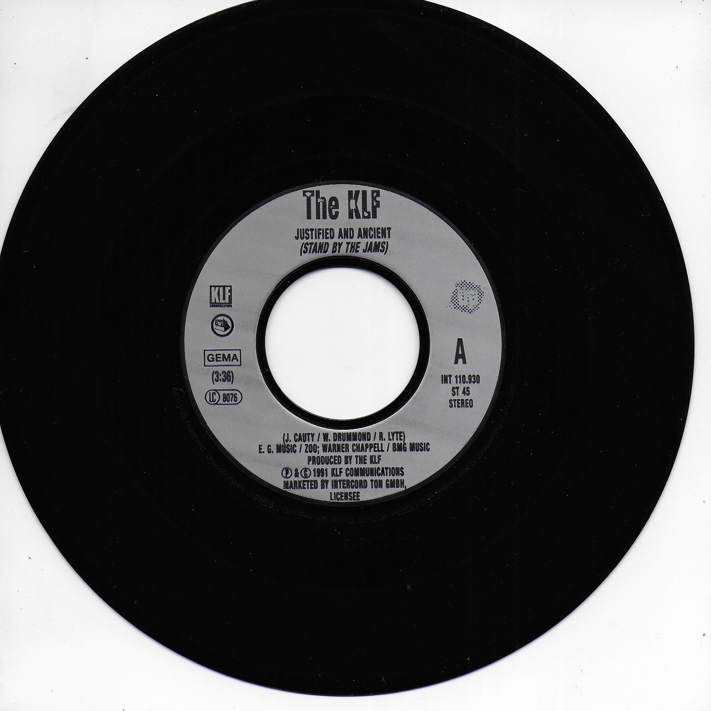 The KLF - Justified & ancient (Duitse uitgave)
