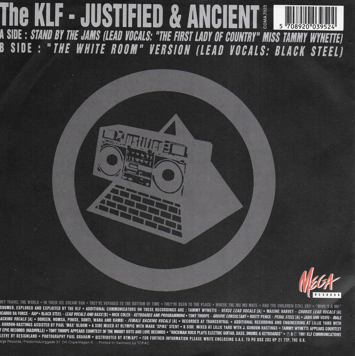 The KLF - Justified & ancient (Engelse uitgave)