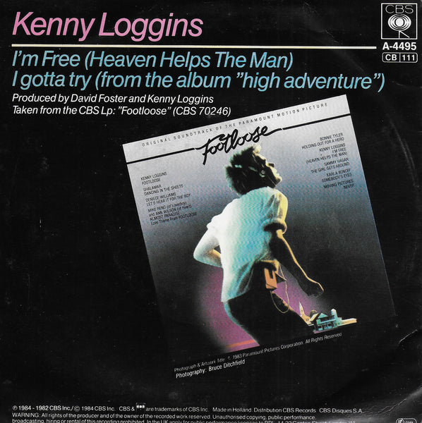 Kenny Loggins - I'm free (heaven helps the man)