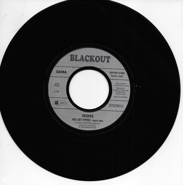 Deskee - Kid get hyped (Duitse uitgave)