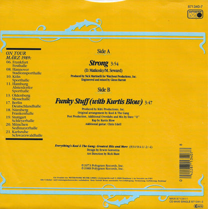 Kool & The Gang - Strong / Funky stuff (with Kurtis Blow) (Duitse uitgave)