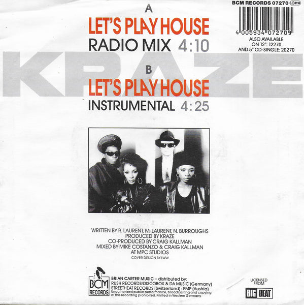 Kraze - Let's play house (Duitse uitgave)