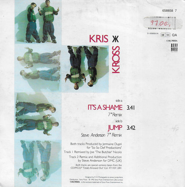 Kris Kross - It's a shame (Poster sleeve)