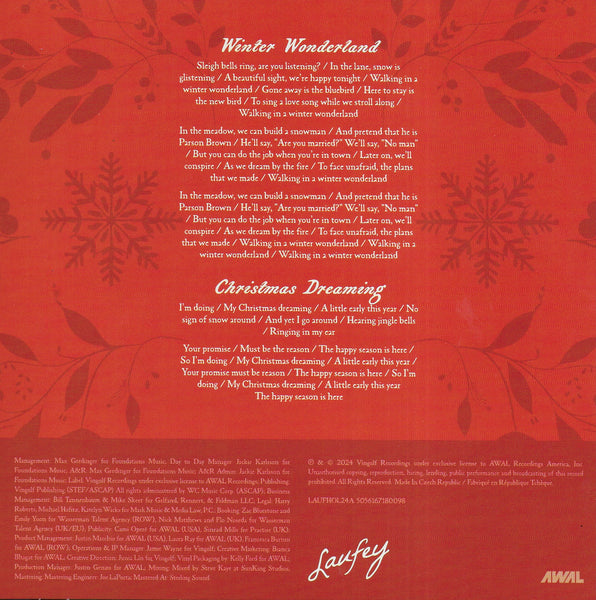 Laufey - A very Laufey Holiday/The Winter Wonderland edition (Limited red vinyl)