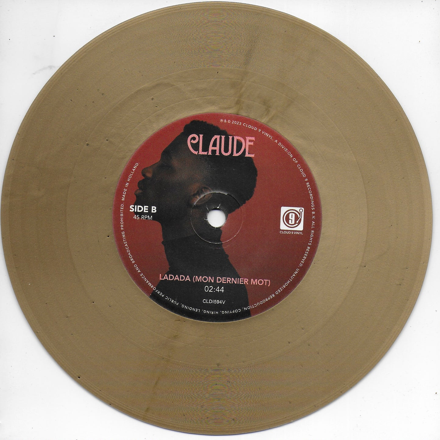 Claude - Layla / Ladada (mon dernier mot) (Limited edition, gold vinyl)