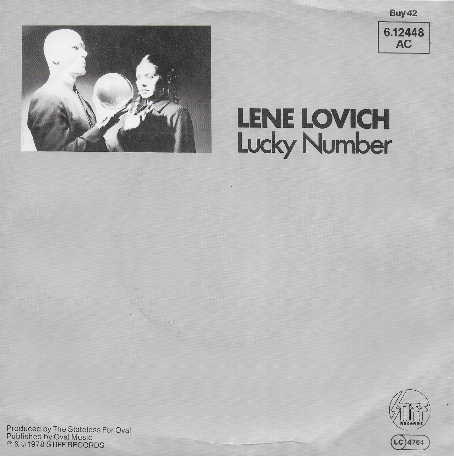 Lene Lovich - Lucky number (Duitse uitgave)