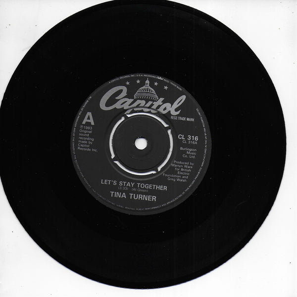 Tina Turner - Let's stay together (Engelse uitgave)