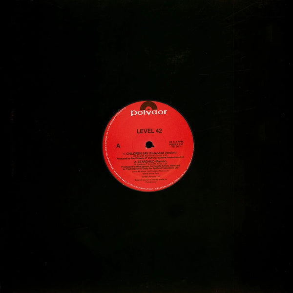 Level 42 - Children say / Starchild / The Platinum edition Megamix (12" Maxi Single)