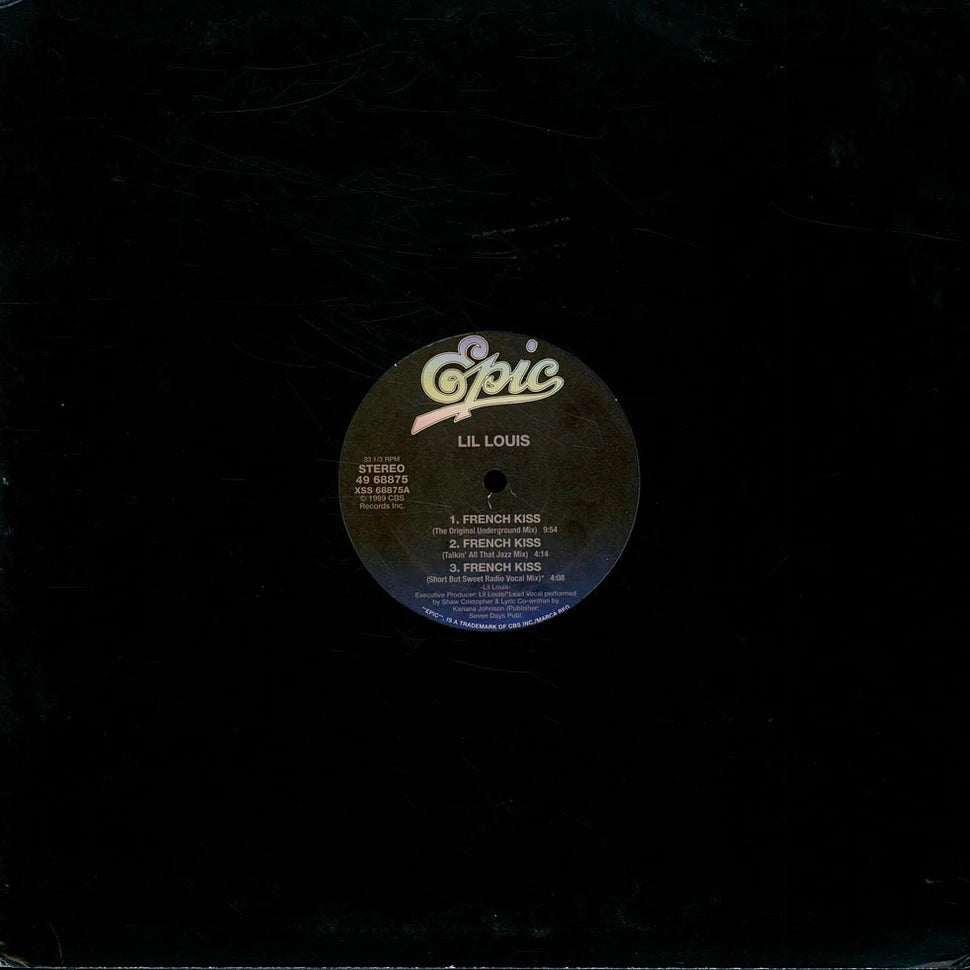 Lil Louis - French kiss (12" Maxi Single)
