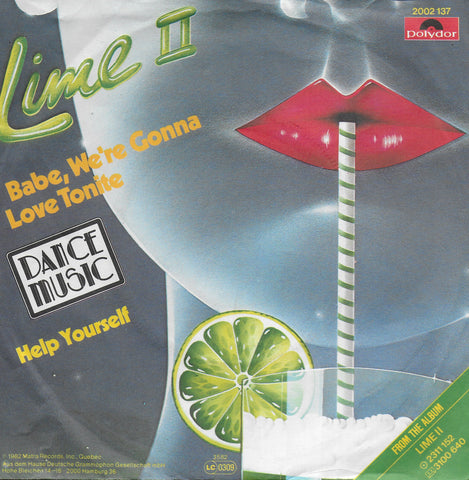 Lime - Babe, we're gonna love tonite (Duitse uitgave)