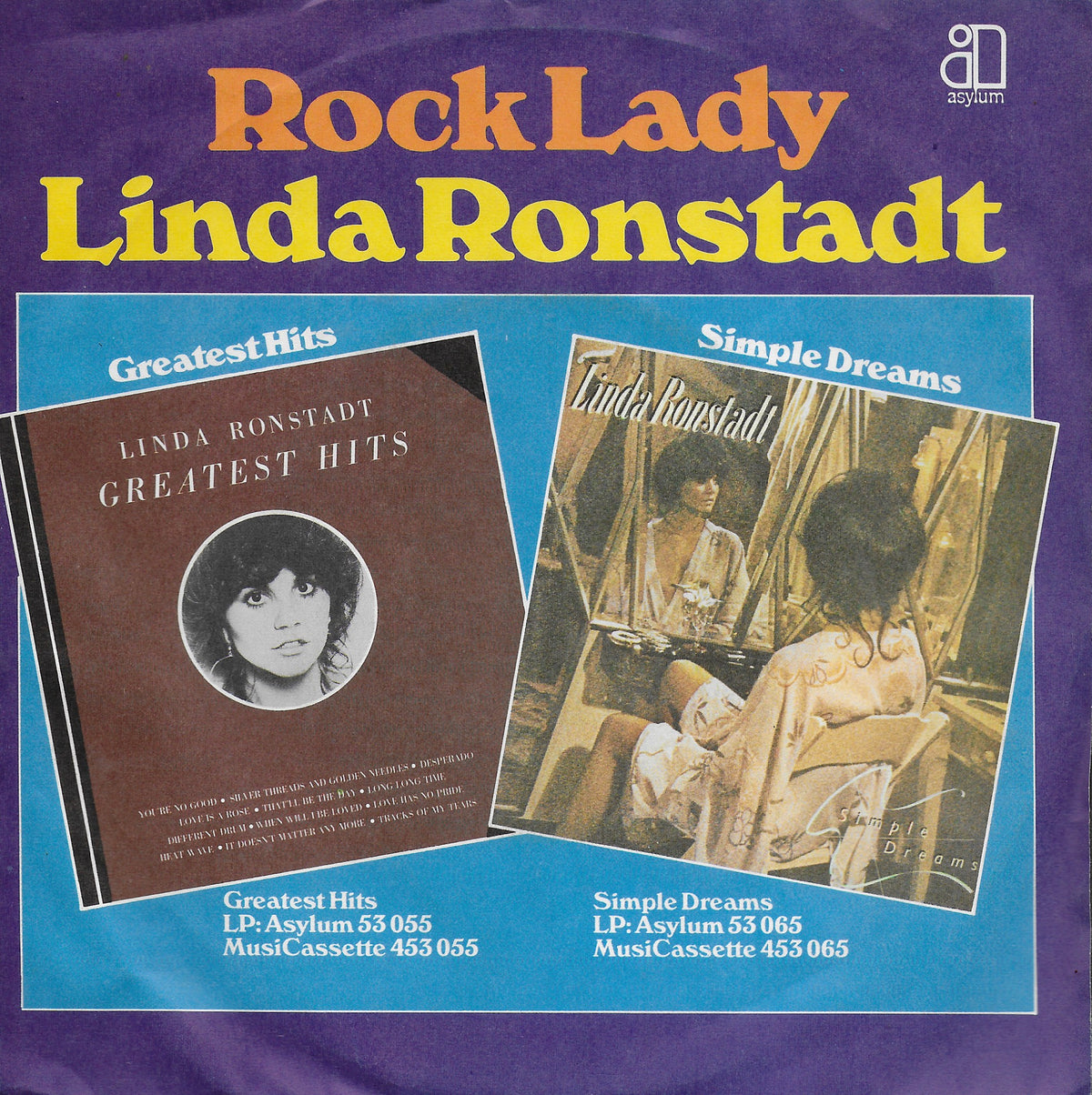 Linda Ronstadt - Blue Bayou (Duitse uitgave)