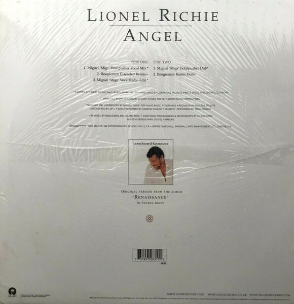 Lionel Richie - Angel (12" Maxi Single)