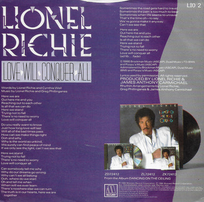 Lionel Richie - Love will conquer all (Engelse uitgave)