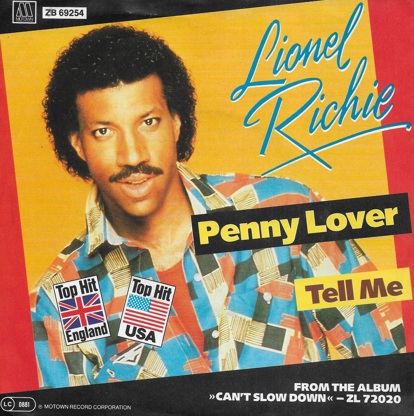 Lionel Richie - Penny lover (Duitse uitgave)