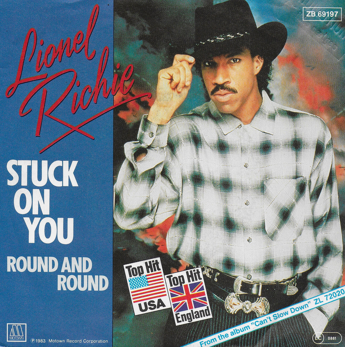 Lionel Richie - Stuck on you (Duitse uitgave)