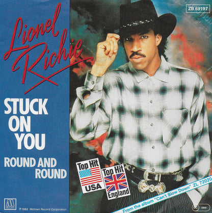 Lionel Richie - Stuck on you (Duitse uitgave)