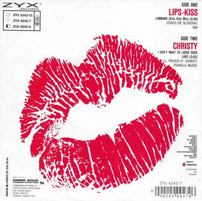 Lips-Kiss - Lambada (Duitse uitgave)