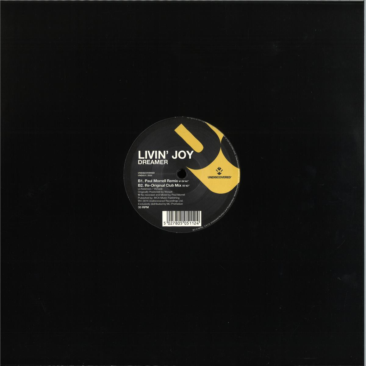 Livin' Joy - Dreamer (12" Maxi Single)
