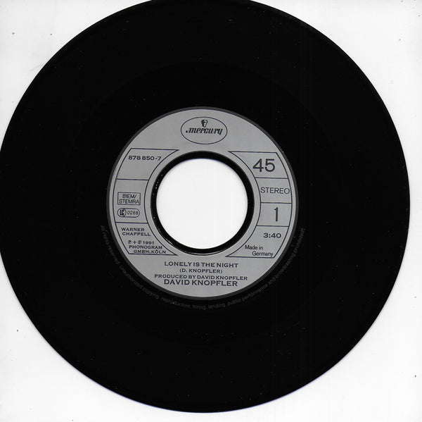 David Knopfler - Lonely is the night (Duitse uitgave)