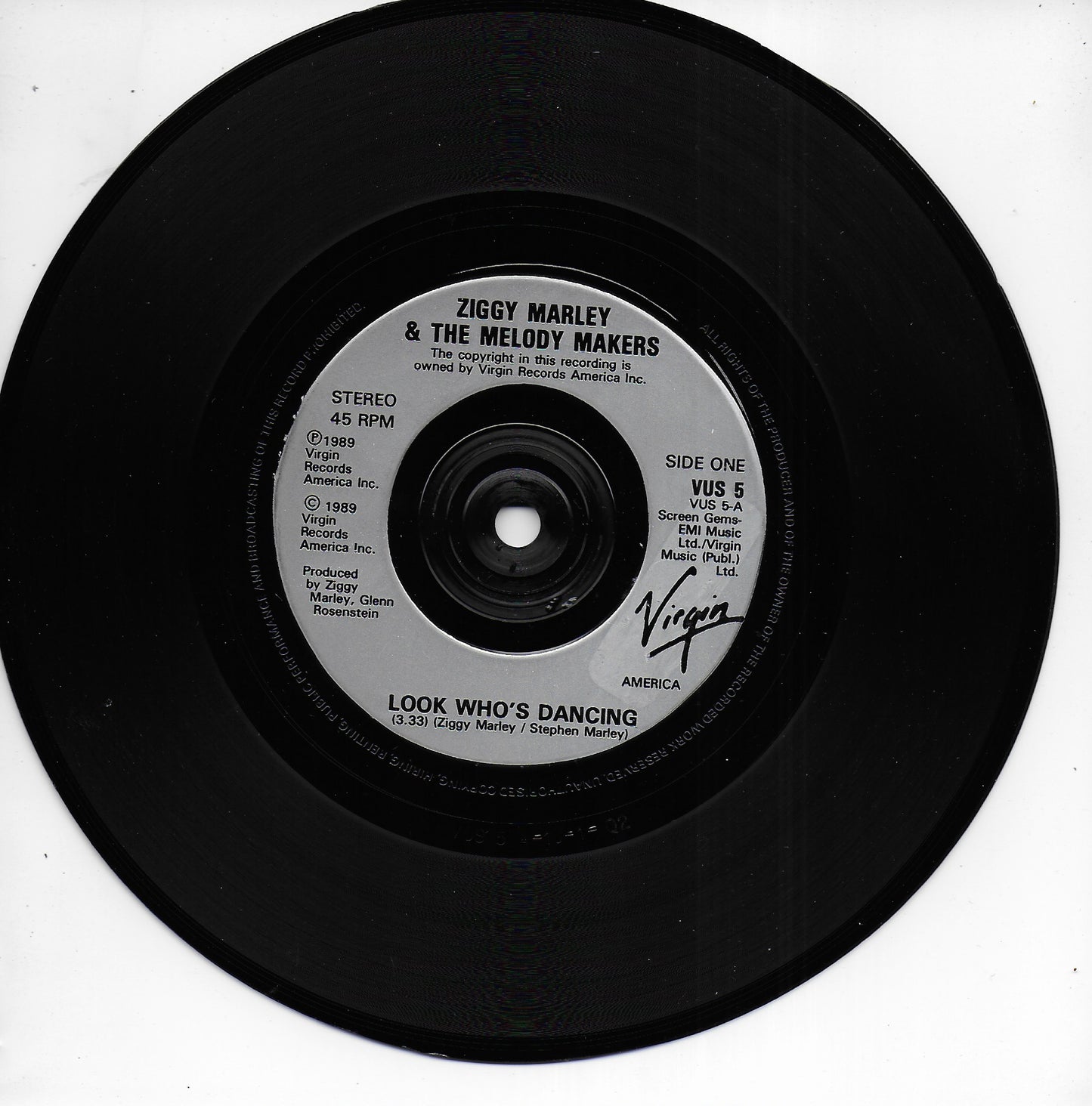Ziggy Marley and the Melody Makers - Look who's dancing (Engelse uitgave)